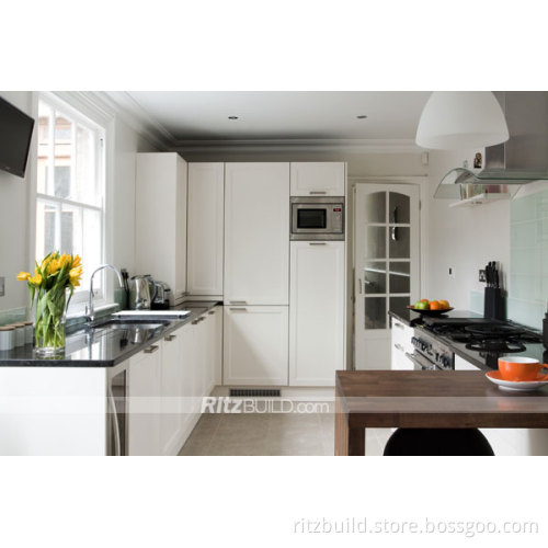 Wooden Furniture House Solid Wood Kitchen Cabinet Modern Design Kitchen Cabinet